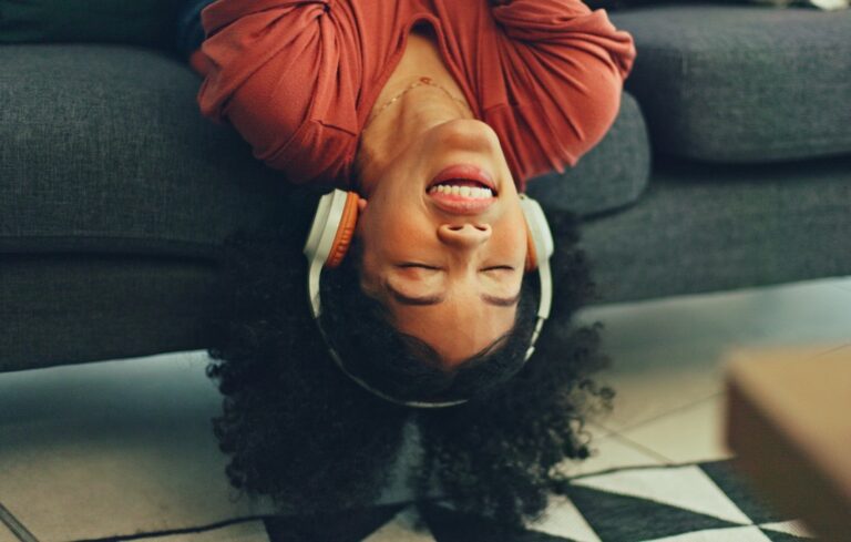 Customer experience, listening to music