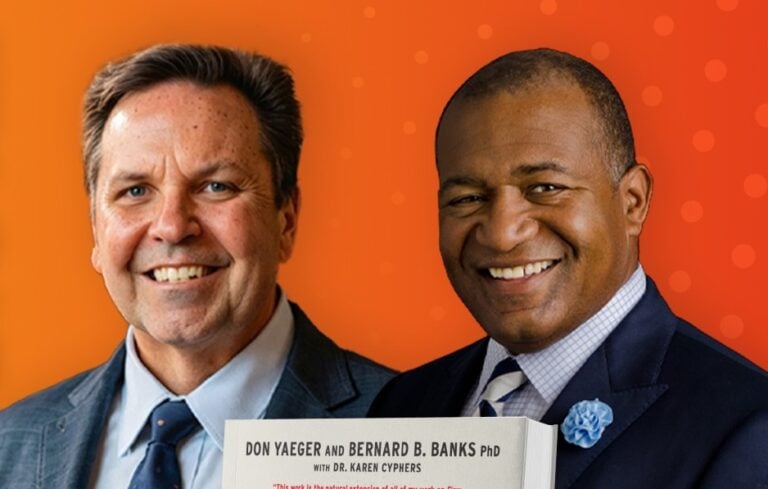 Don Yaeger with Gen. Bernard Banks