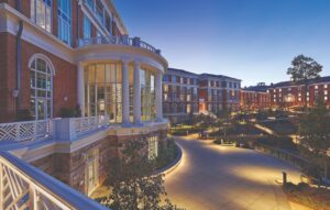 Forum gardens in the evening